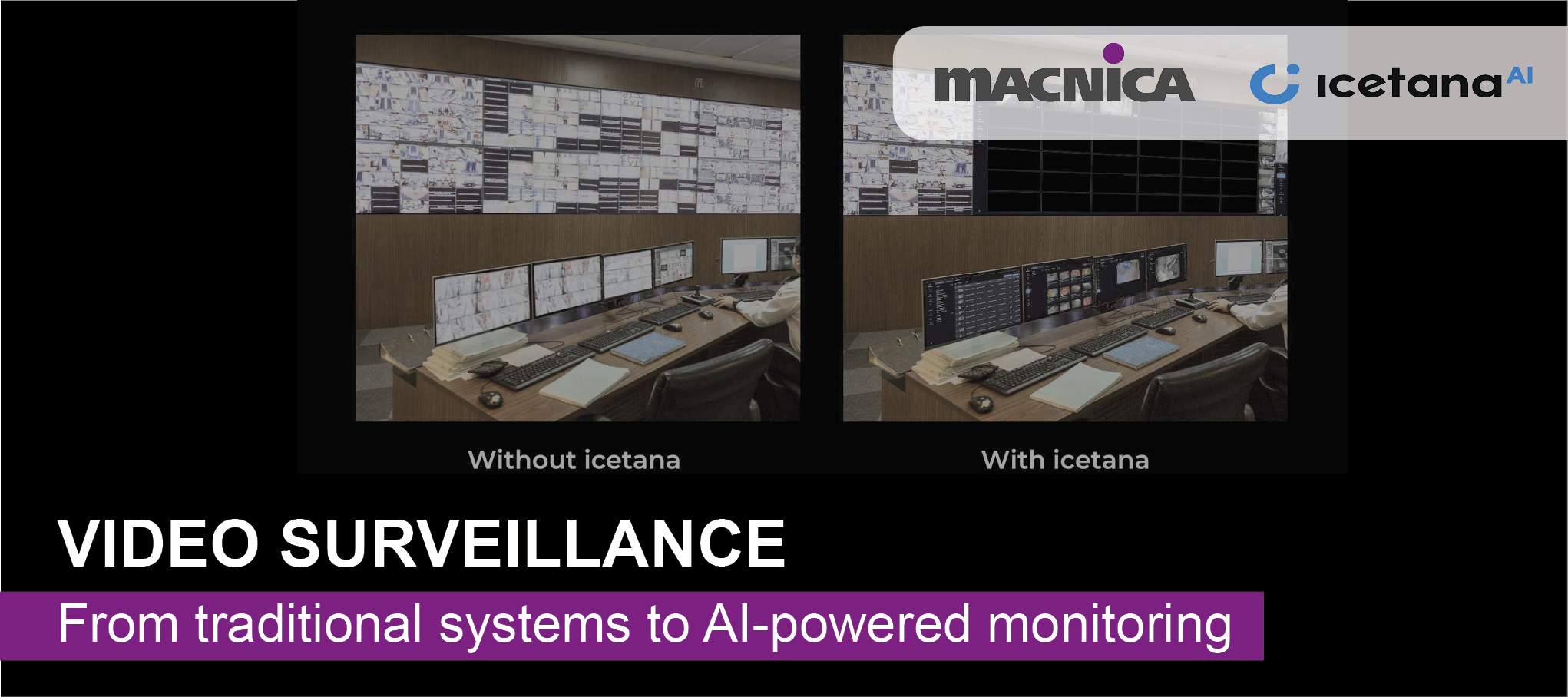 security video surveillance system with or without icetana ai 