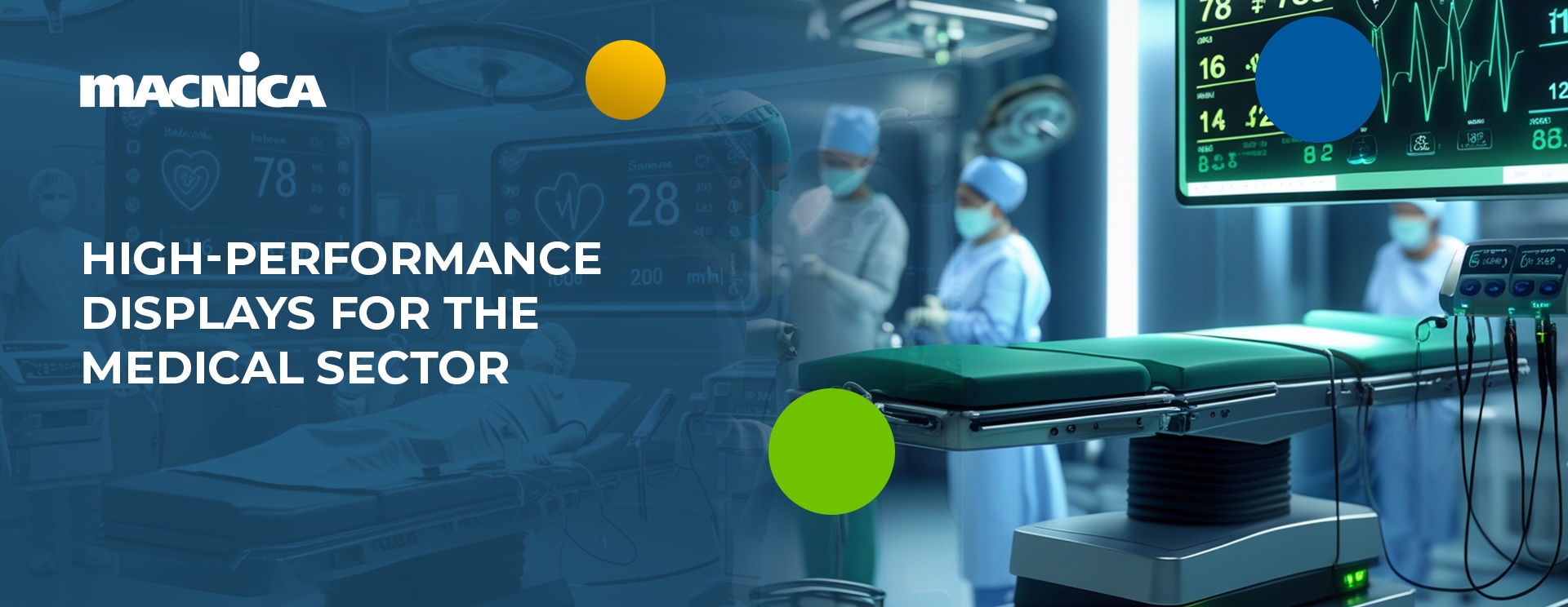 high performance displays for medical sector