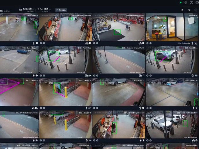 Security camera icetana GUI