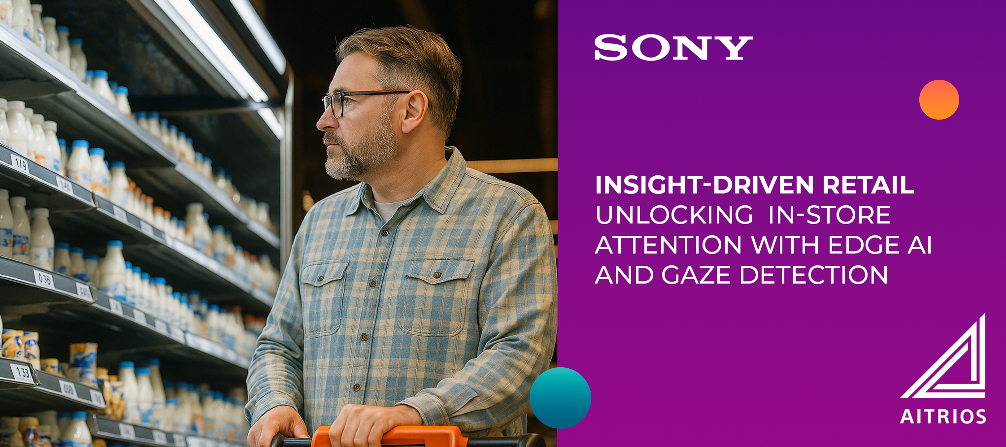 Sony AI Retail Technology in grocery store