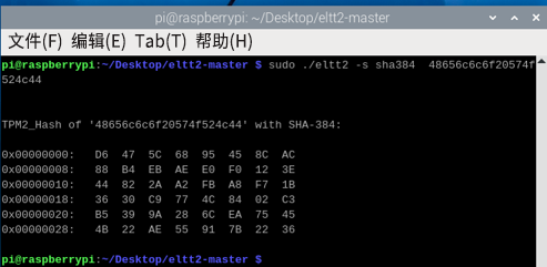 图8 SHA-384 哈希计算结果