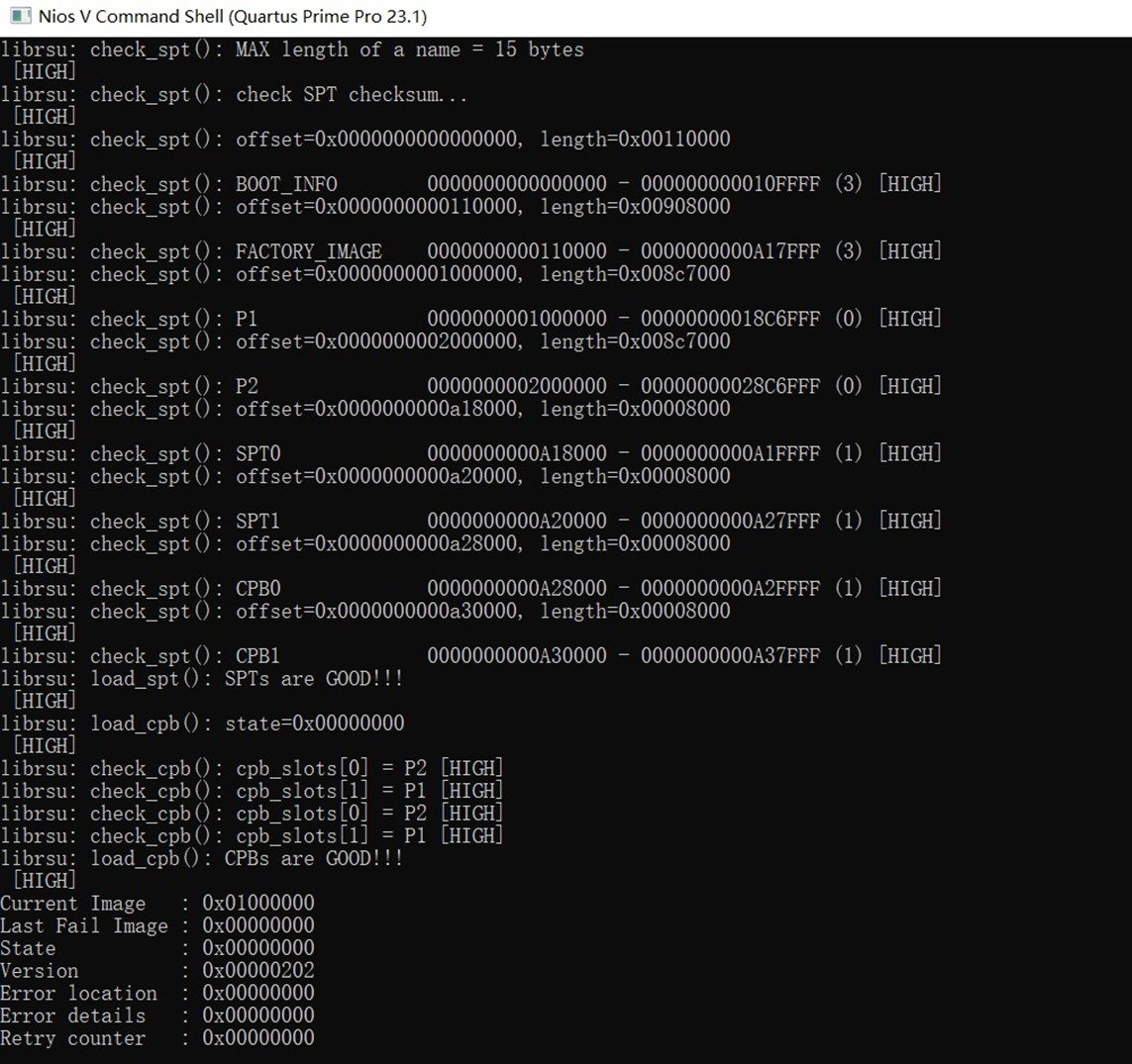 图8 正常切换显示的打印信息