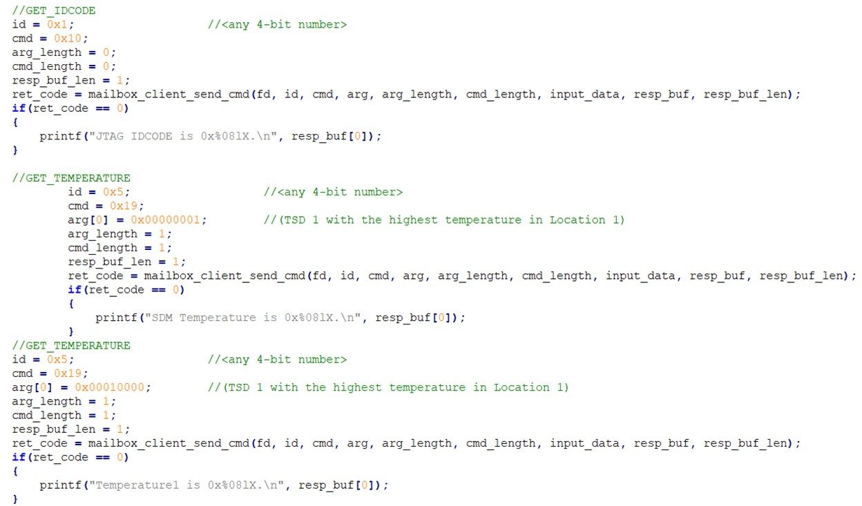 图2 Nios® 关键代码示例