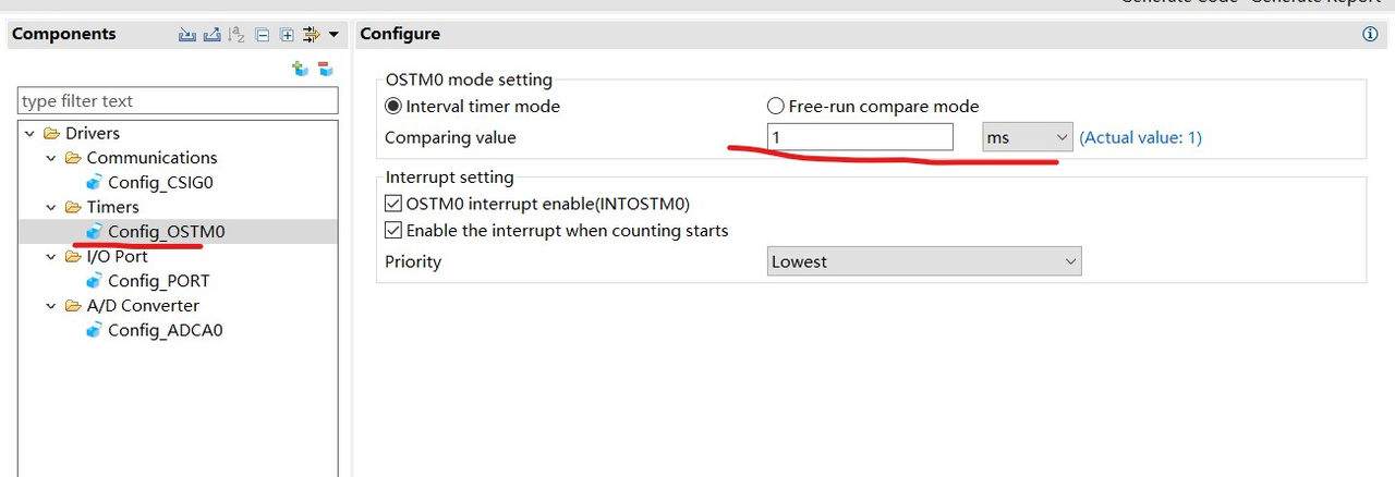图9 系统滴答定时器配置