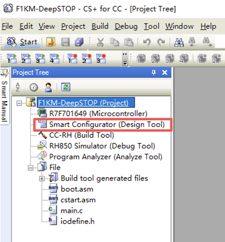 图2 双击 Smart Configurator 打开配置