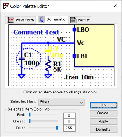 图3 Color Palette Editor
