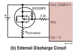 Figure 3 LTC6813 external MOS equalization structure
