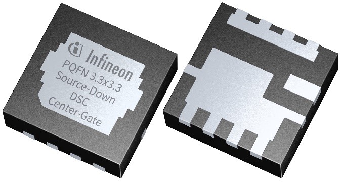 图1 OptiMOS™ 源极底置 PQFN 3.3 x 3.3mm² 25-150 V 产品