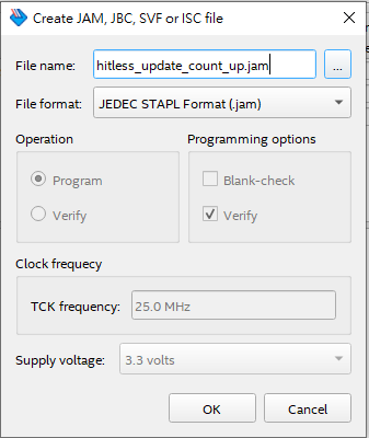 Create JAM file