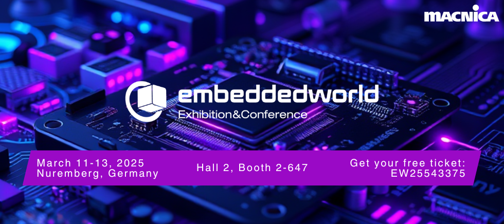 Embedded World 2025 - Web Event banner - 1