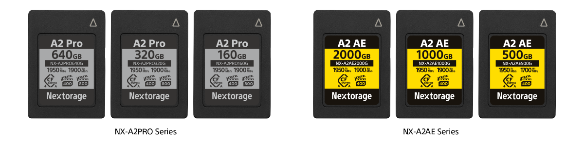 Nextorage NX-A2PRO & NX-A2AE Series